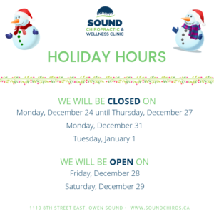 holiday, chiropractic clinics open, open hours, holiday hours